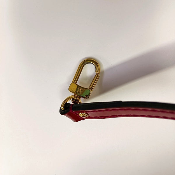 ALMA BB Monogram Patent Leather Red