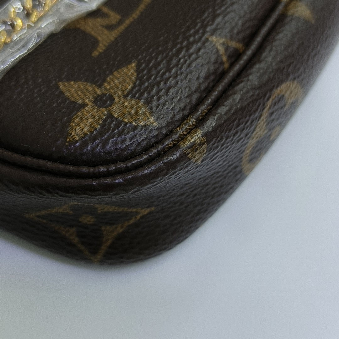 ACCESSOIRES Mini Monogram Coated Canvas Brown