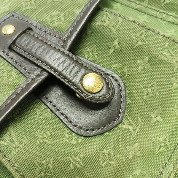 MARY KATE Monogram Canvas Green