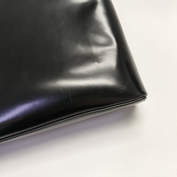 Calfskin Top Handle Bag Black