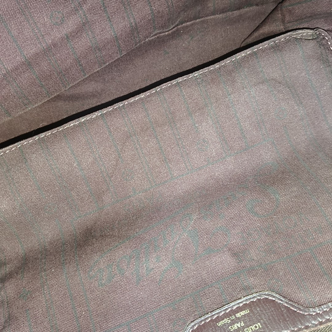 NEVERFULL MM Monogram Canvas Beige