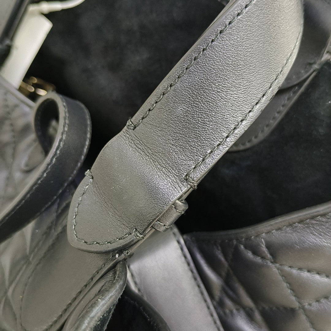 Toujours Medium Cannage Calfskin Black