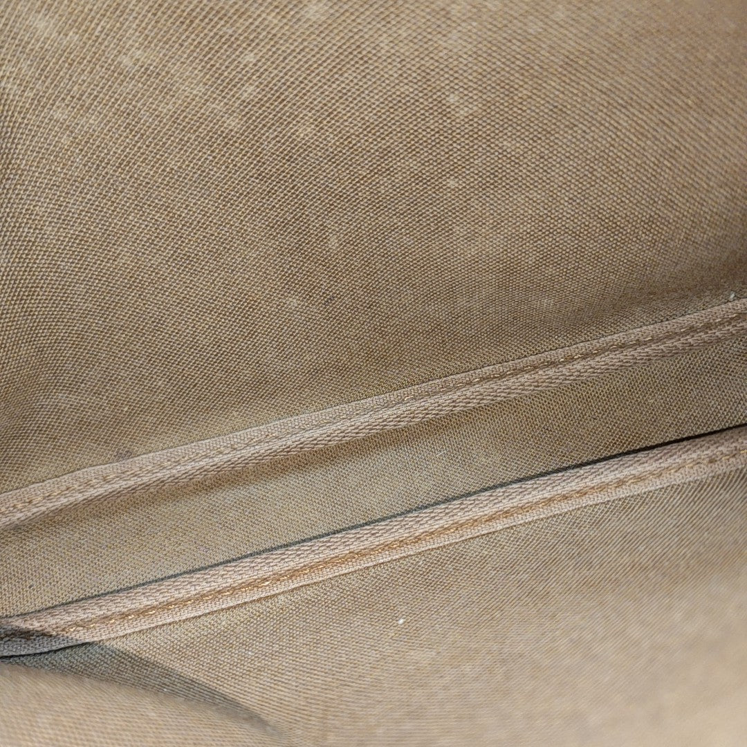 ACCESSOIRES Monogram Coated Canvas Brown