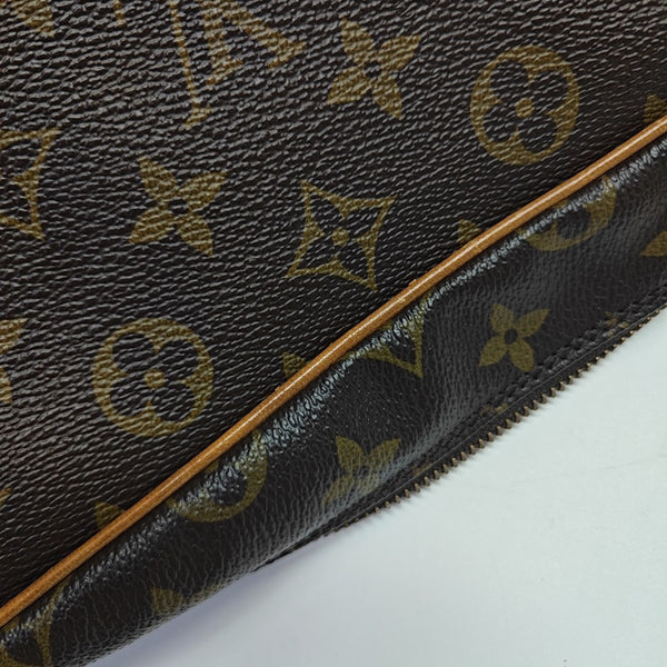 VINTAGE TROCADERO 30 Monogram Coated Canvas Brown