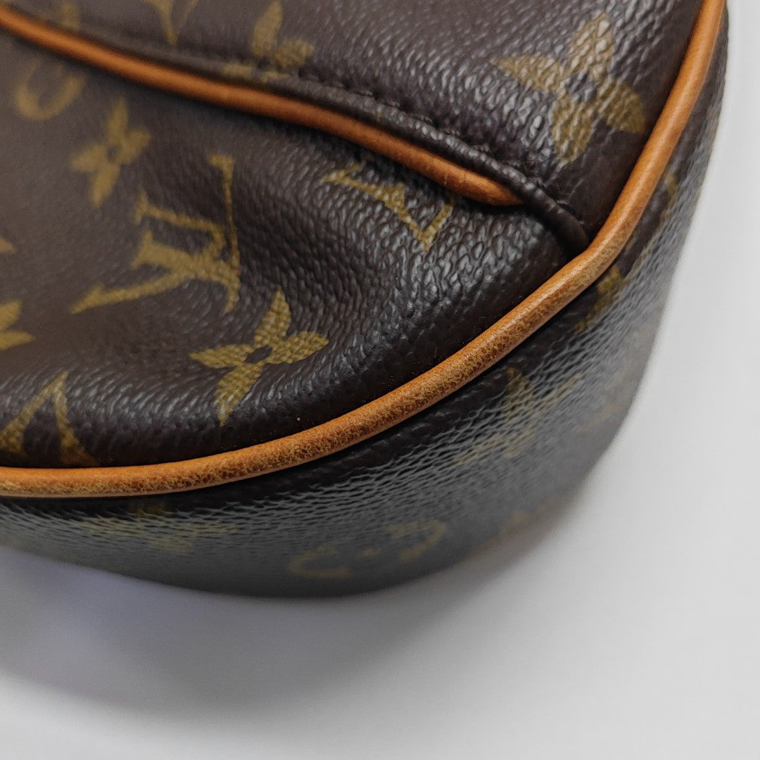 VINTAGE THAMES GM Monogram Coated Canvas Brown