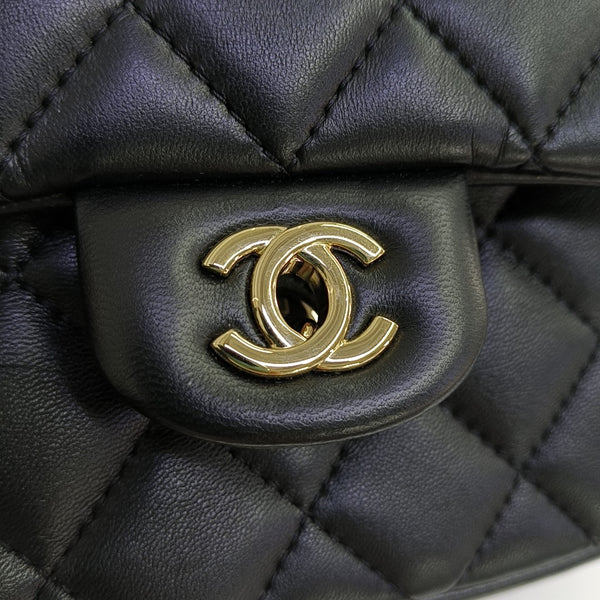 CLASSIC FLAP Mini Quilted Lambskin Black