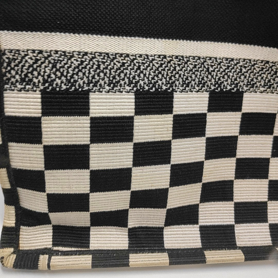 Authenticated pre-owned  Book Tote Large Canvas Black - Tote Bag at Looply