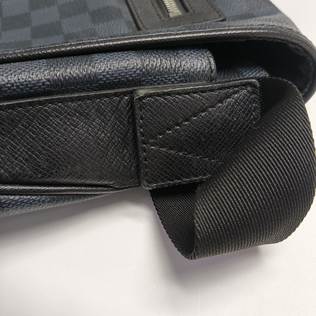 MATCHPOINT Damier Coated Canvas Blue