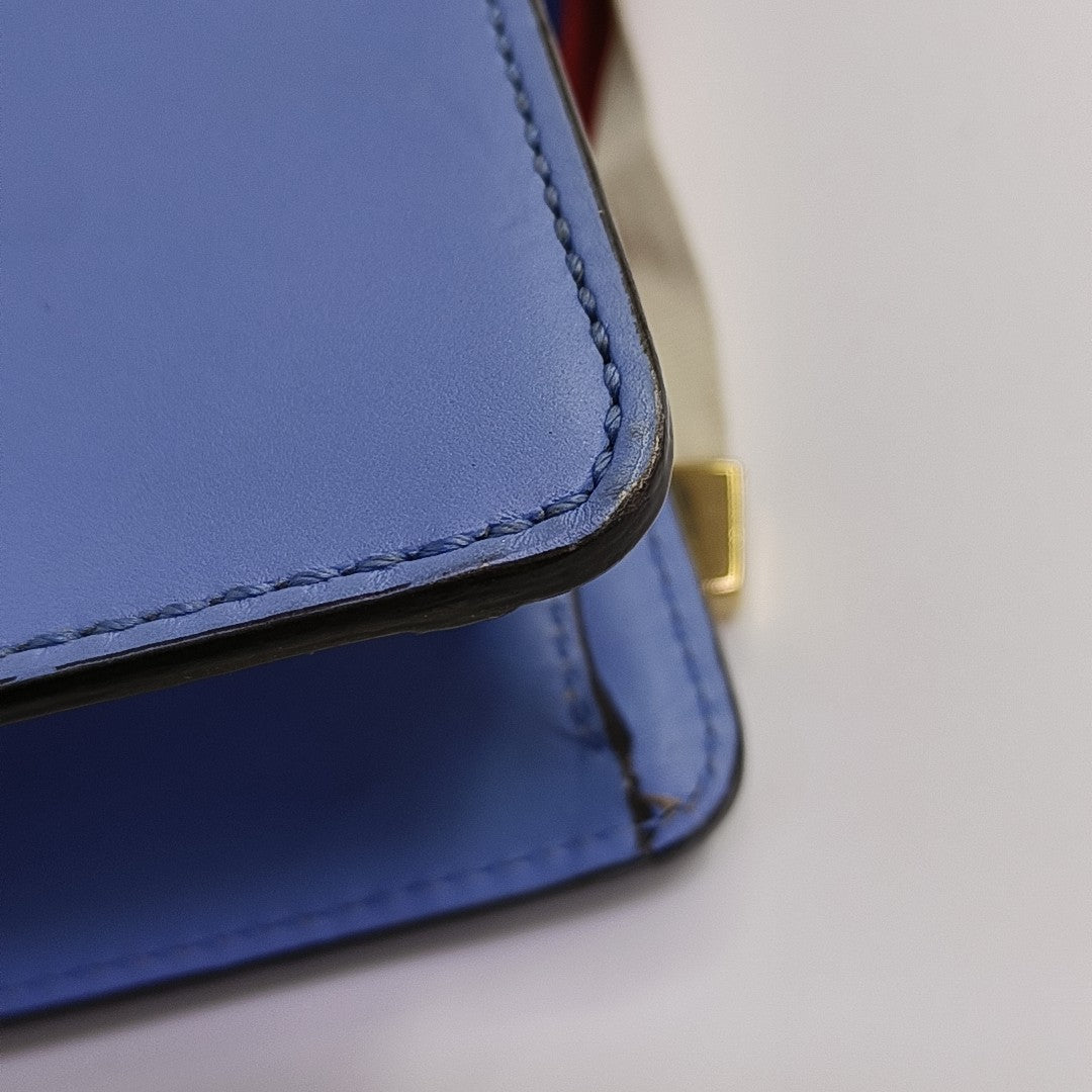 Sylvie Small Calfskin Blue