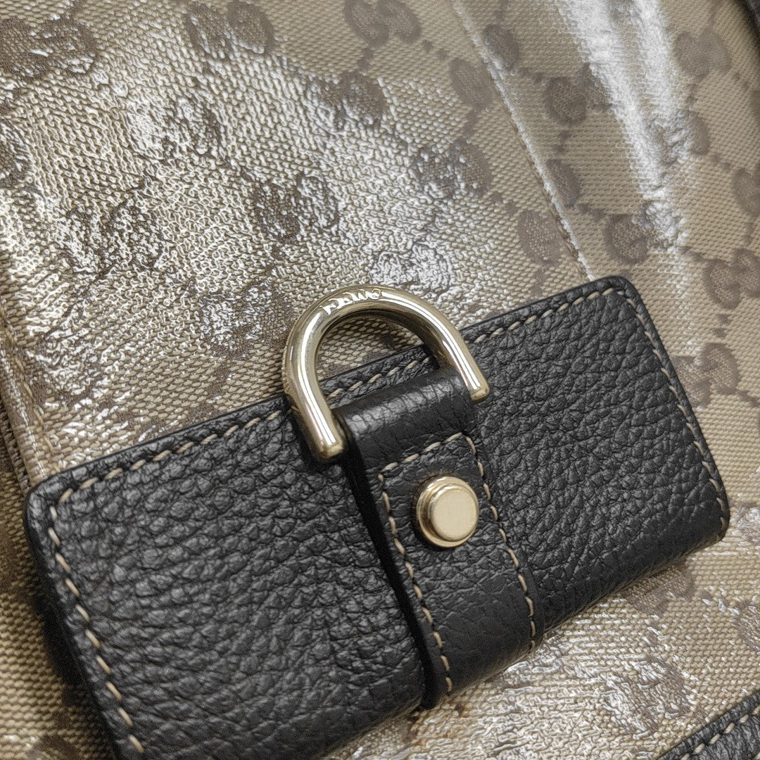 Monogram Coated Canvas Beige
