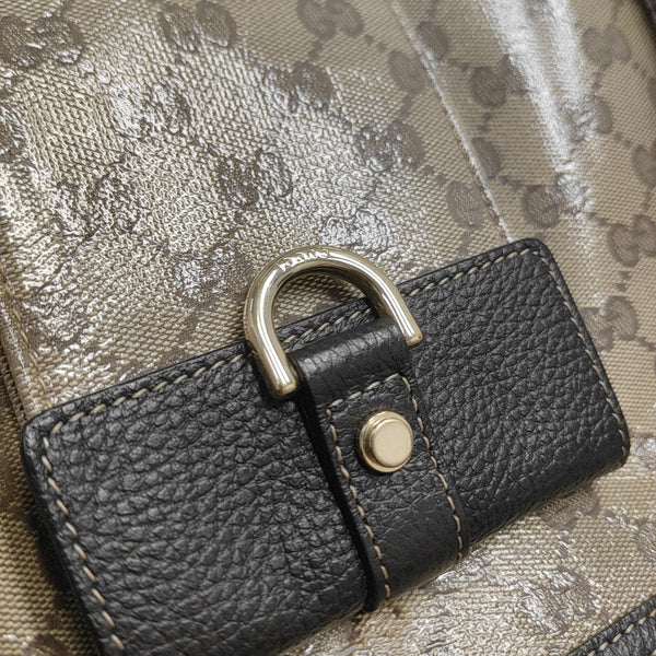 Monogram Coated Canvas Beige