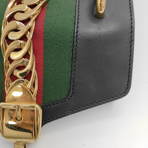 Sylvie Mini Calfskin Black