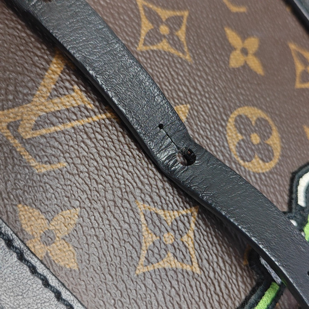 STEAMER Extra Small Monogram Coated Canvas Brown
