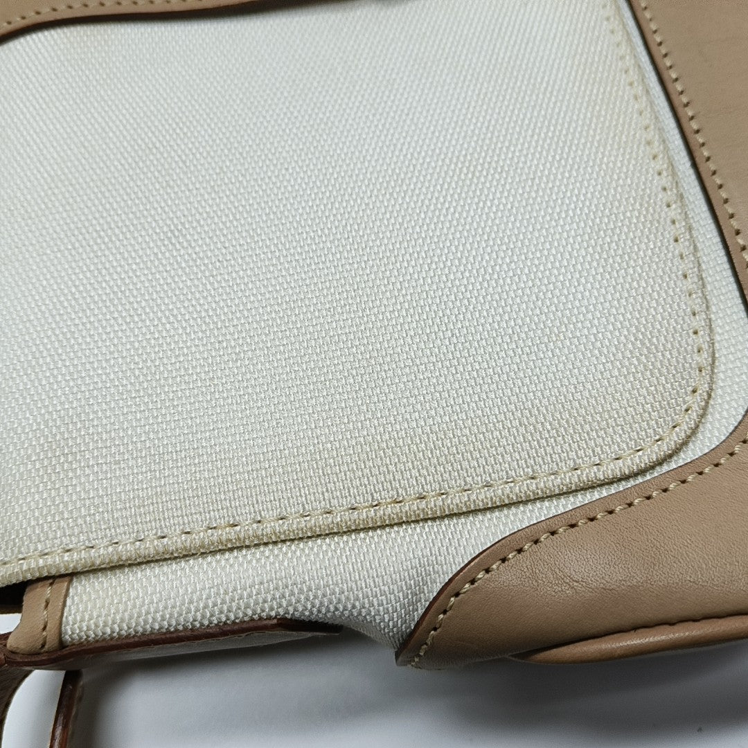 Monogram Canvas White