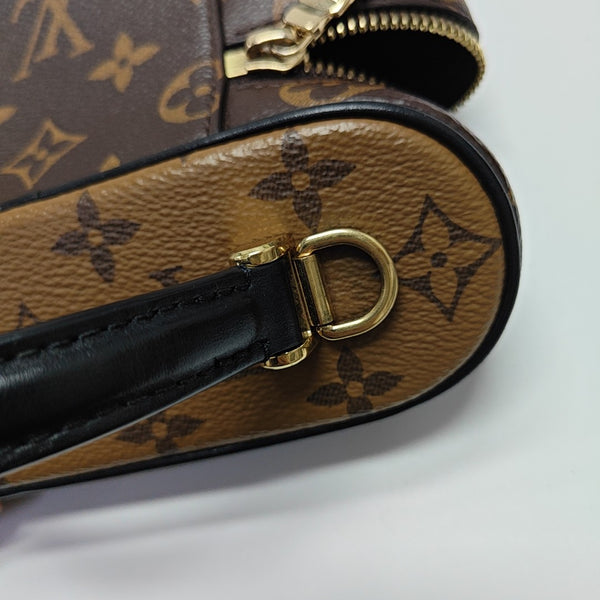 Vanity Chain Pouch Monogram Coated Canvas Brown