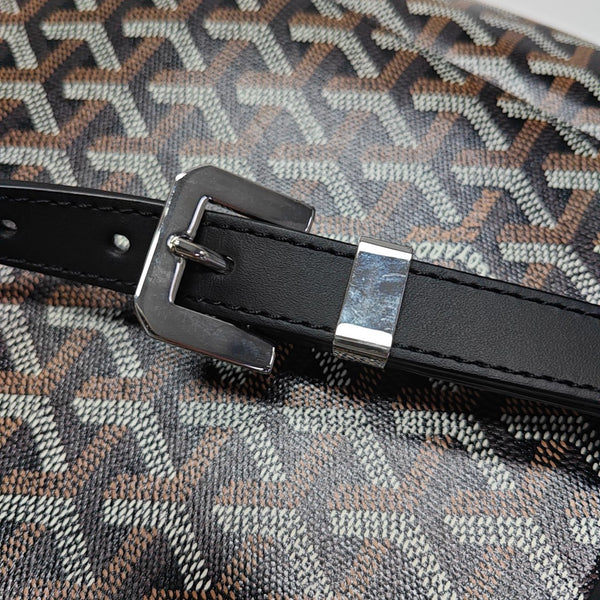 Belvedere Coated Canvas Black
