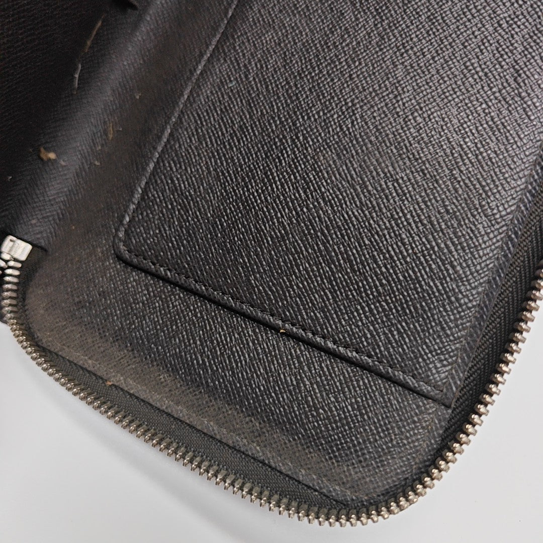Damier Ebene Coated Canvas Wallet Brown