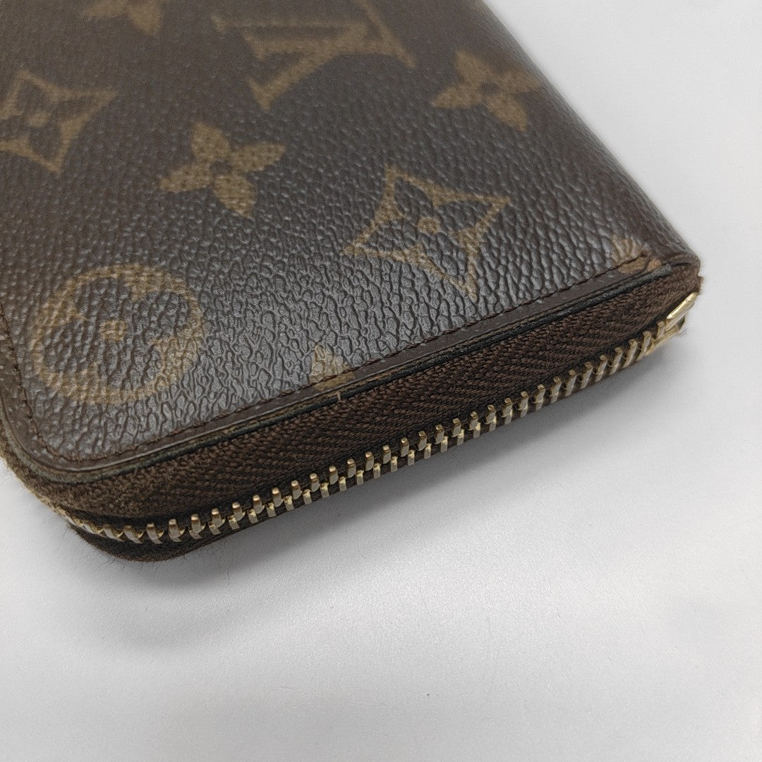 CLÉMENCE Monogram Coated Canvas Brown Wallet