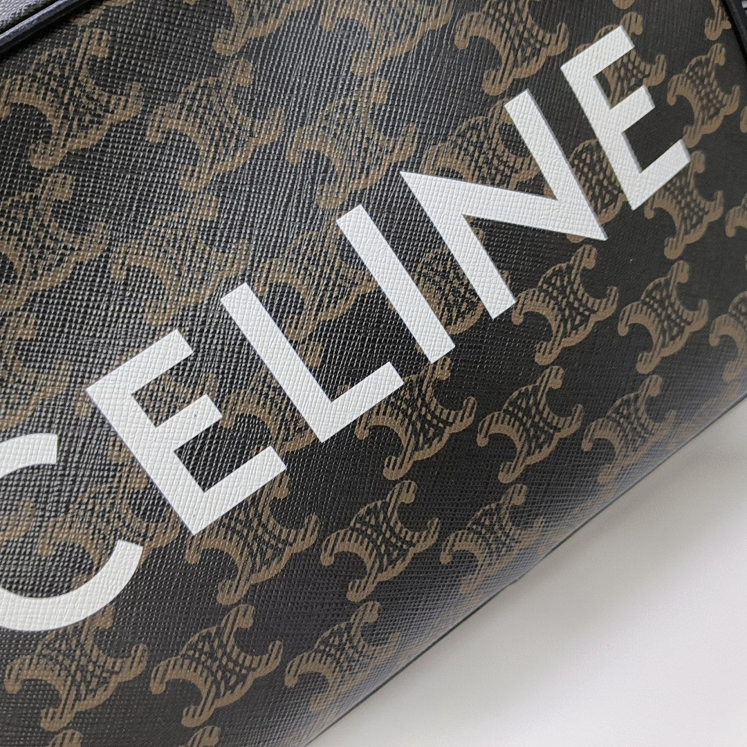 TRIOMPHE Medium Coated Canvas Black