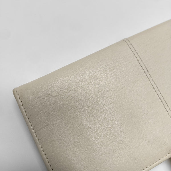 Calfskin Wallet White