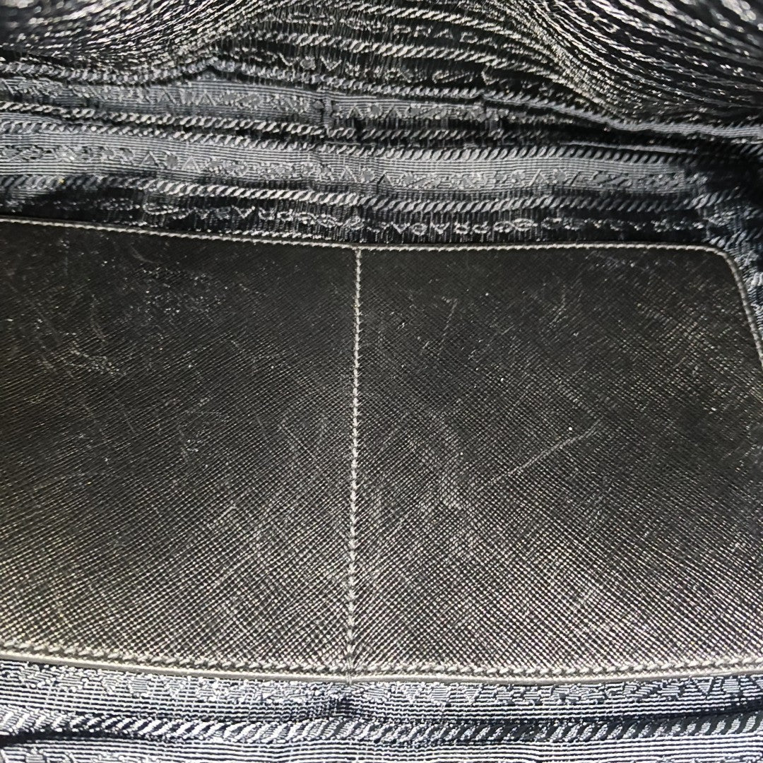 Bolso de hombro de nailon negro