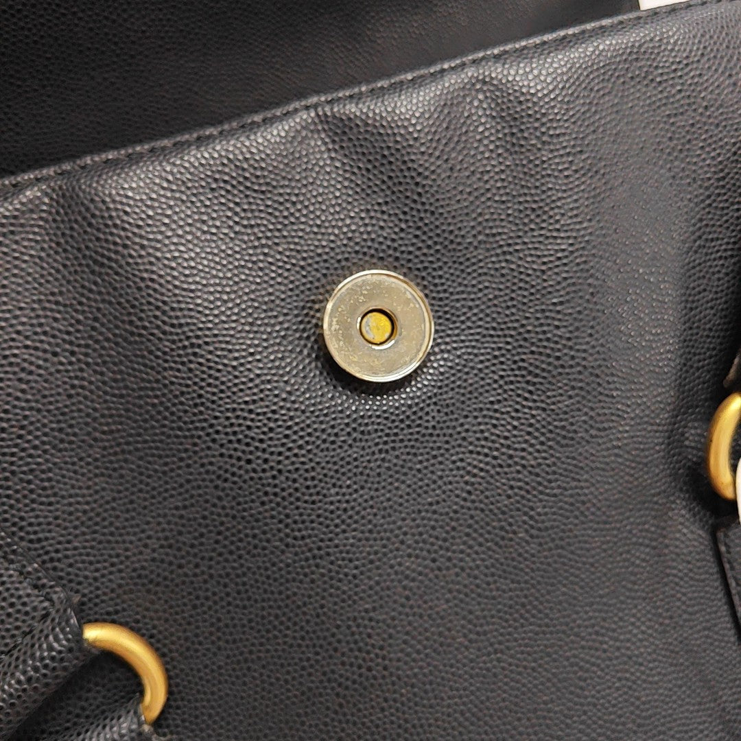 Calfskin Shoulder Bag Black