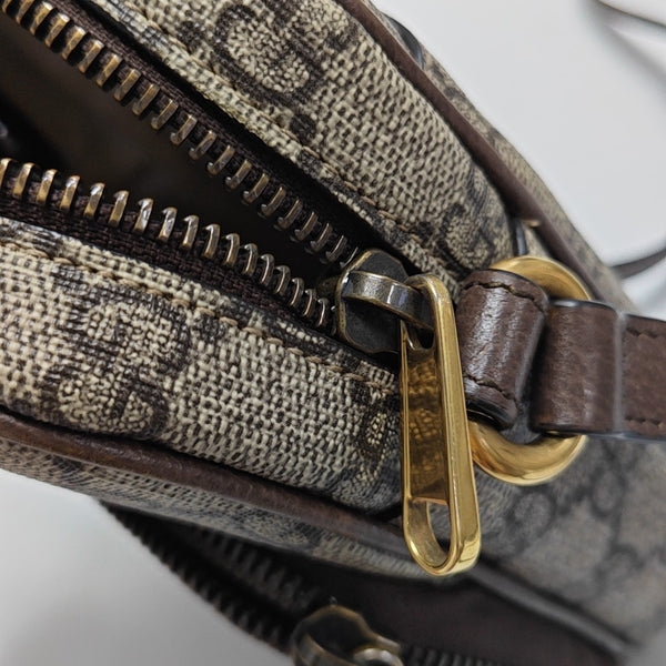 Neo Vintage Mini Monogram Coated Canvas Brown