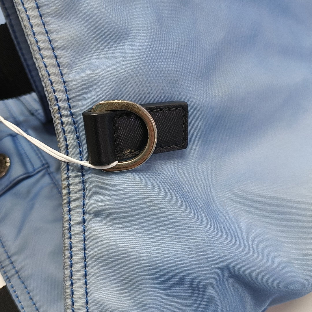 Nylon Shoulder Bag Blue