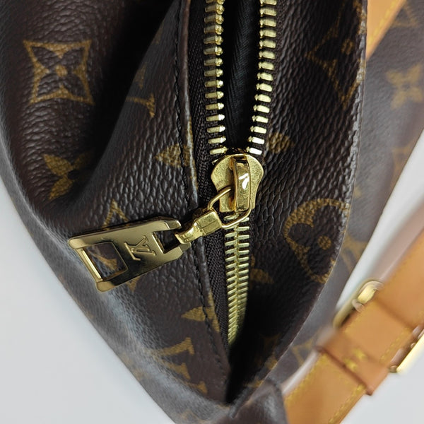 BUMBAG Monogram Coated Canvas Brown