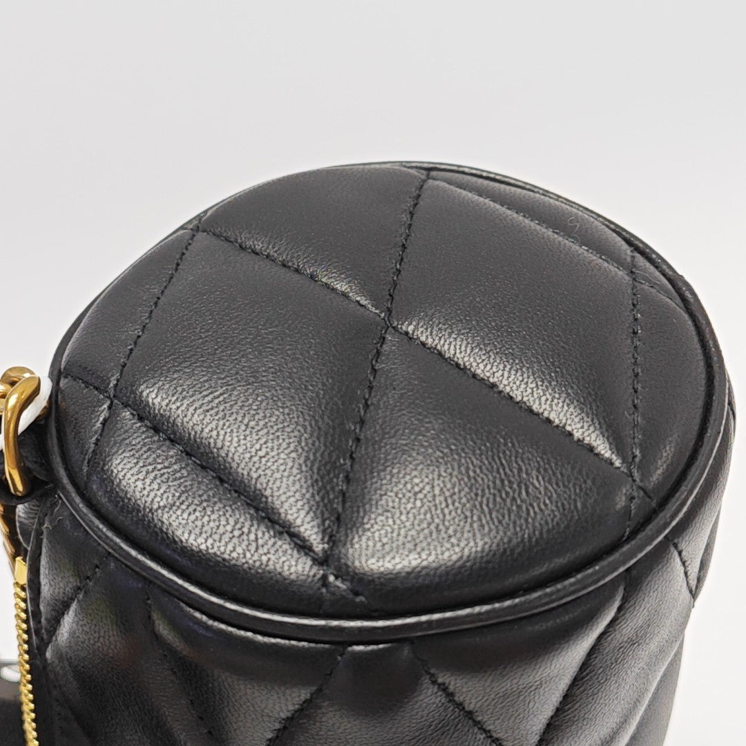 SADE Quilted Lambskin Black