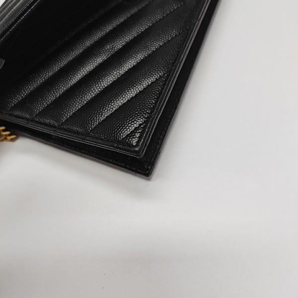 MONOGRAM WOC Chevron Calfskin Black