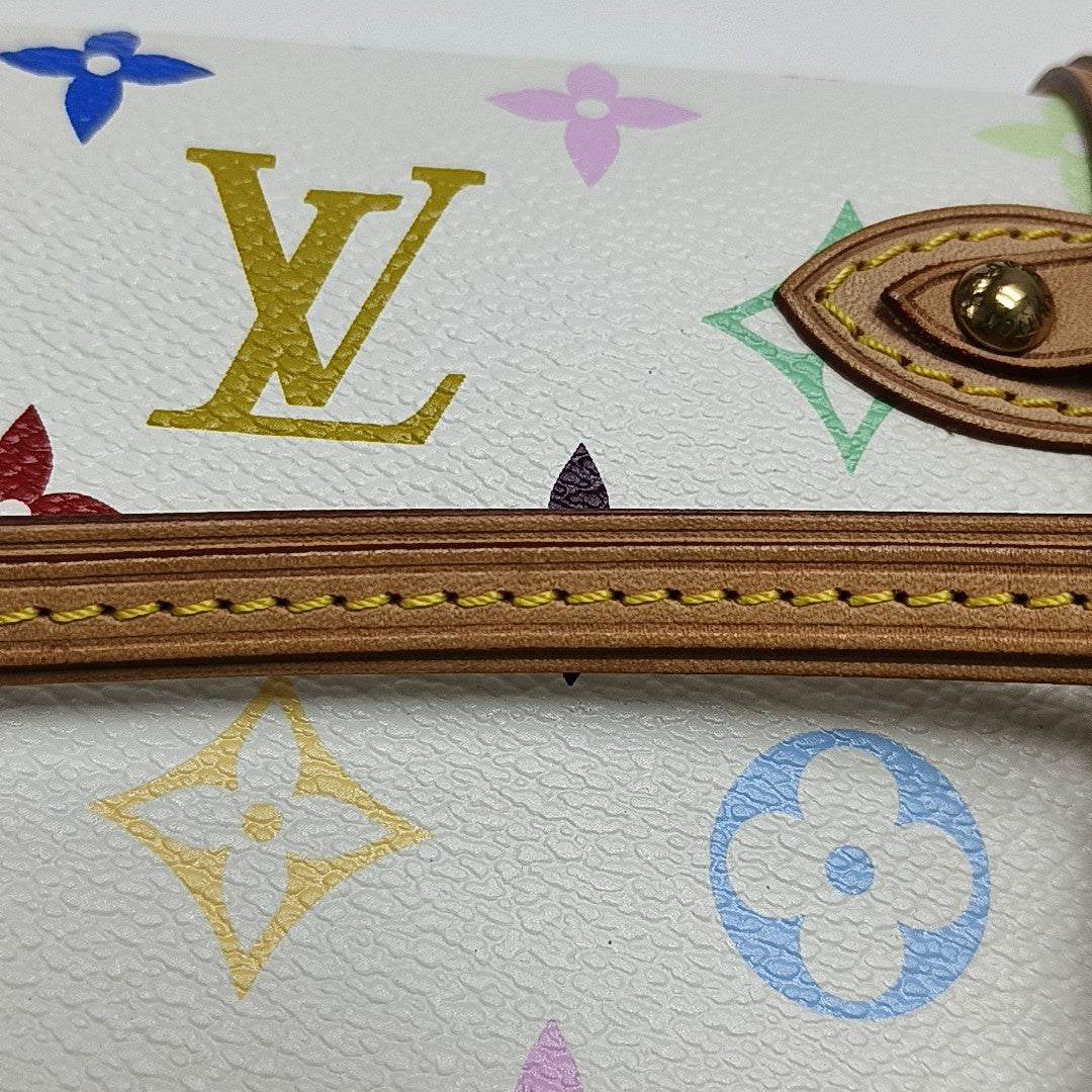 LV × TM SHIRLEY Monogram Coated Canvas White
