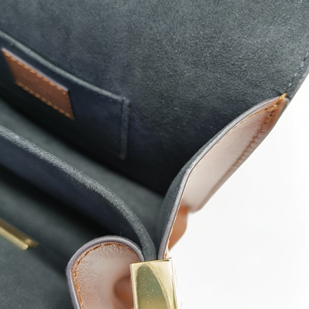 DAUPHINE Mini Monogram Coated Canvas Brown