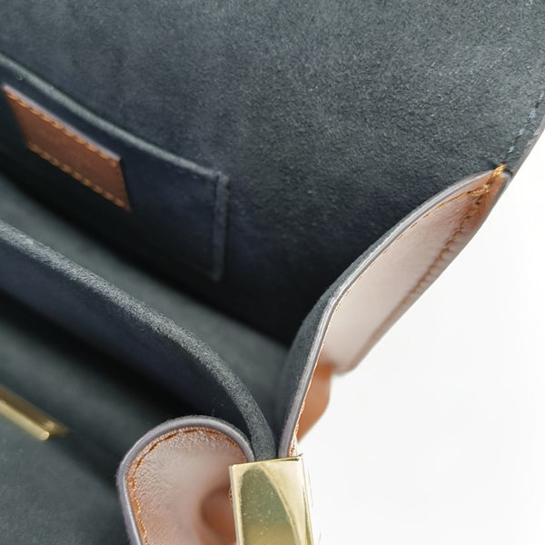 DAUPHINE Mini Monogram Coated Canvas Brown