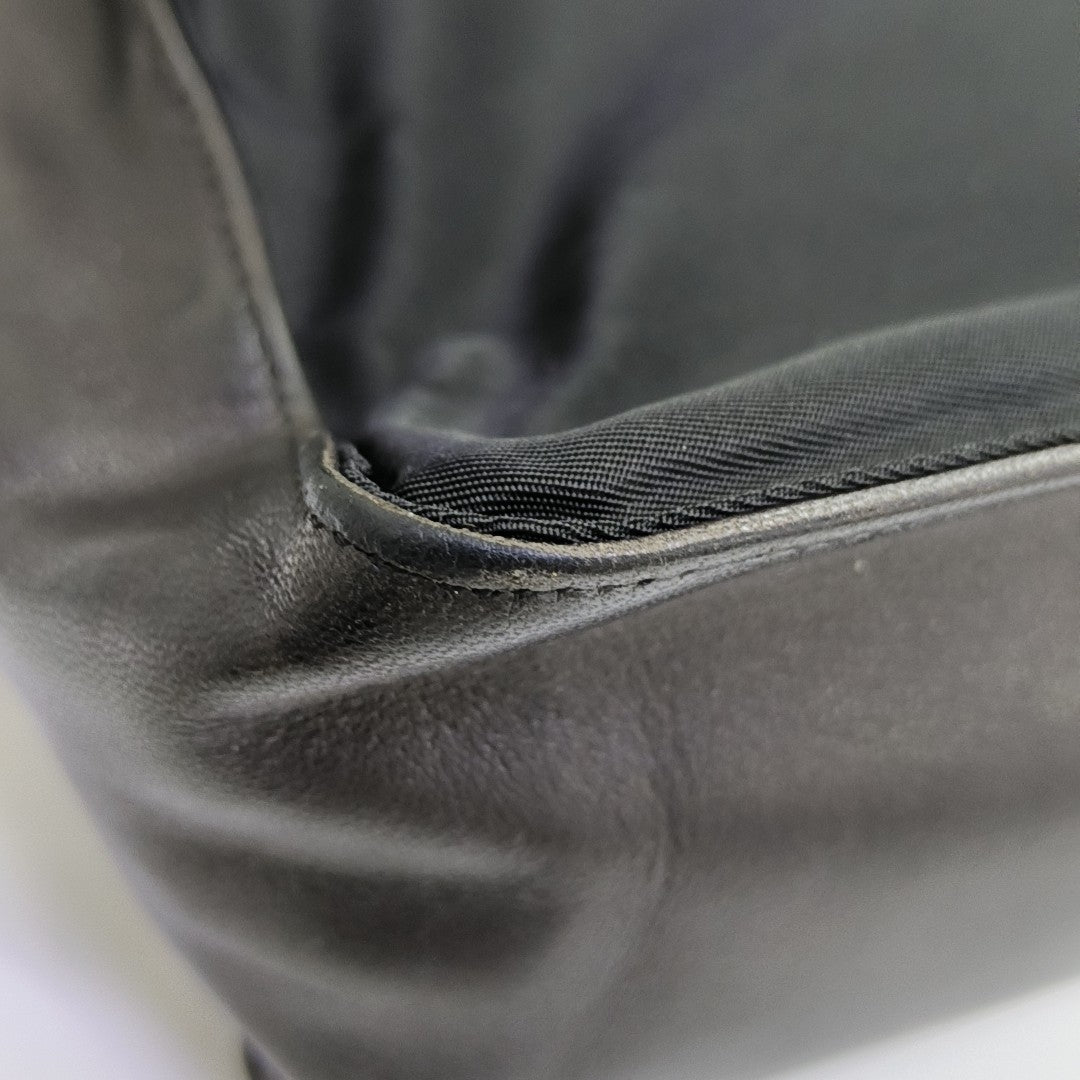 Nylon Shoulder Bag Black