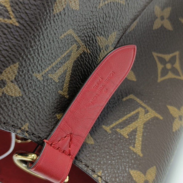 NÉONOÉ MM Monogram Coated Canvas Brown