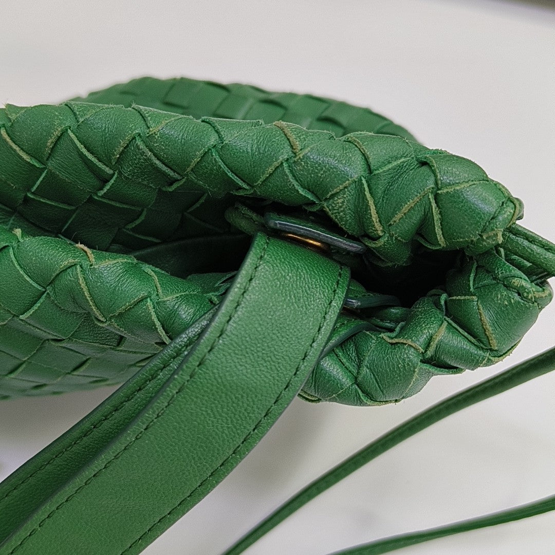 Lambskin Shoulder Bag Green