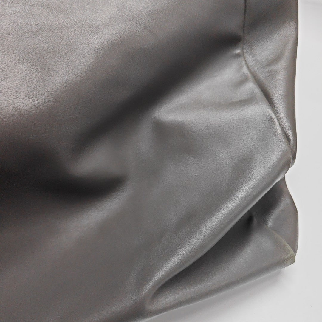 SHOPPING BAG Calfskin Gray