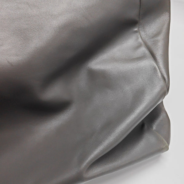 SHOPPING BAG Calfskin Gray