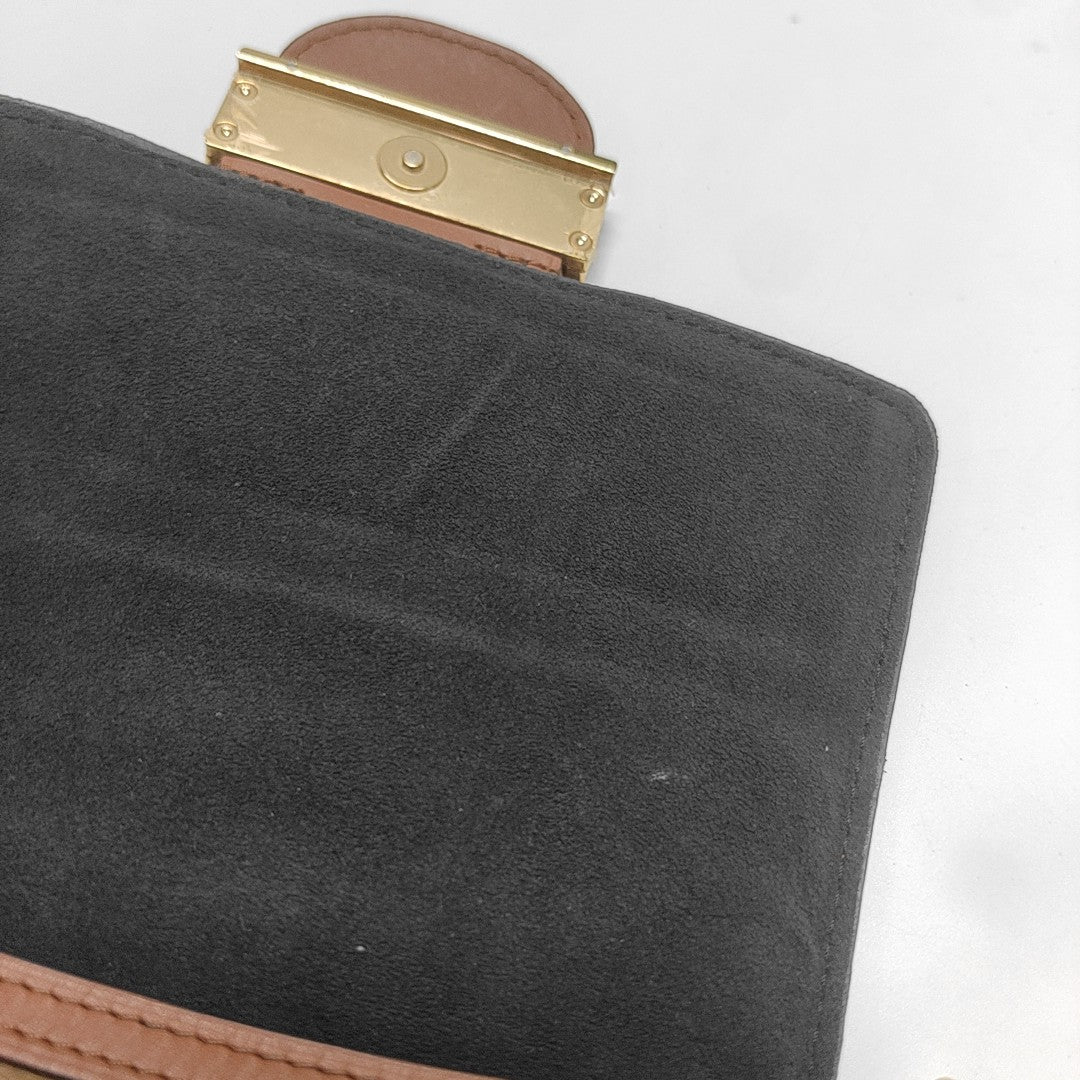 DAUPHINE Mini Monogram Coated Canvas Brown