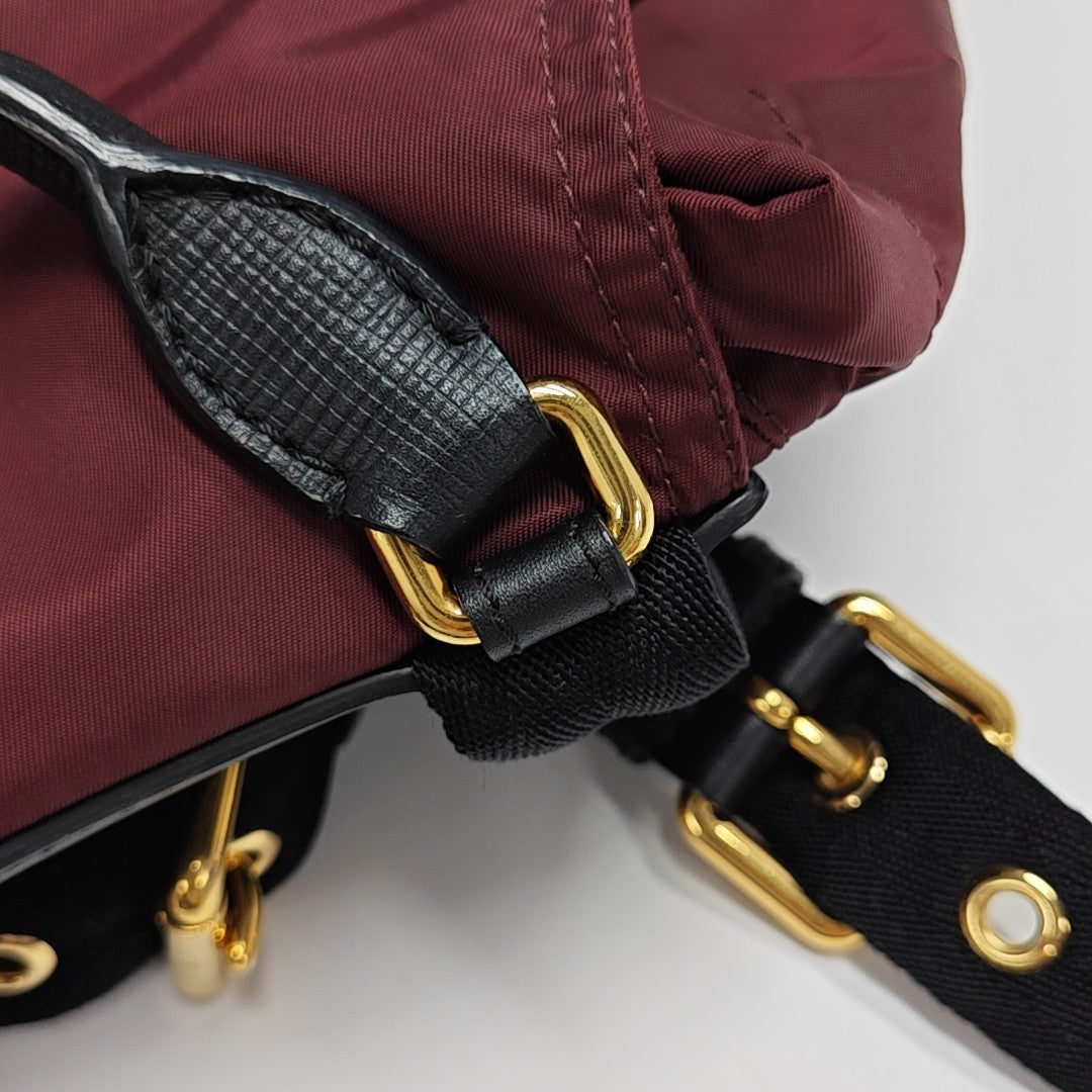 The Rucksack Medium Nylon Red