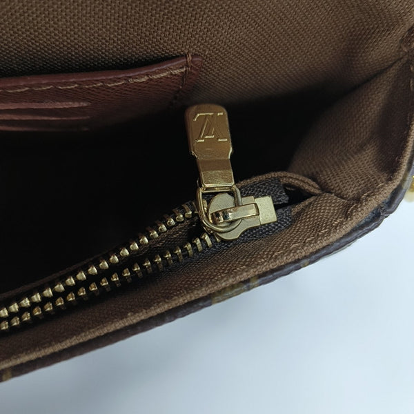IVY Monogram Coated Canvas Brown