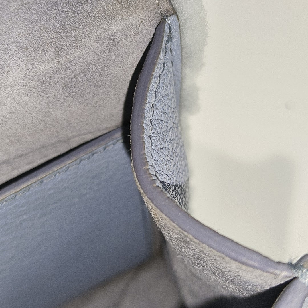 Fabric Shoulder Bag Blue