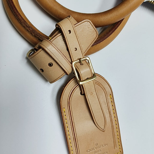 SAC SOUPLE Monogram Coated Canvas Brown