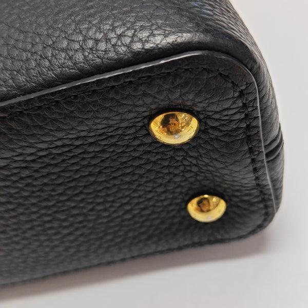CAPUCINES Mini Calfskin Black