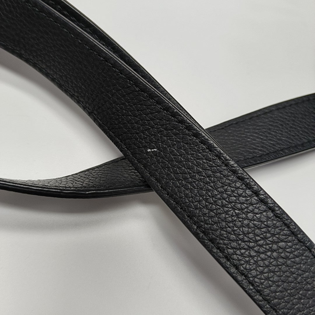 Saddle Mini Oblique Calfskin Black