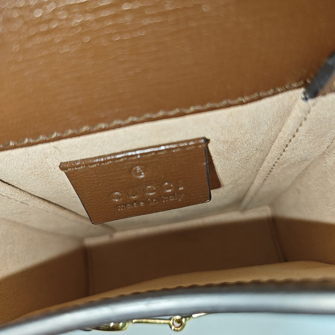 Horsebit 1955 Mini Coated Canvas Beige
