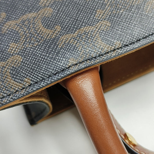 CABAS CELINE Mini Coated Canvas Brown