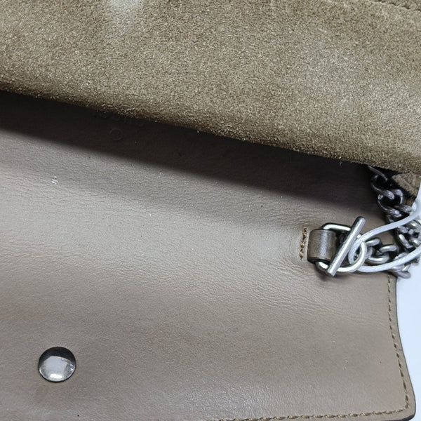 Dionysus Super Mini Monogram Coated Canvas Beige