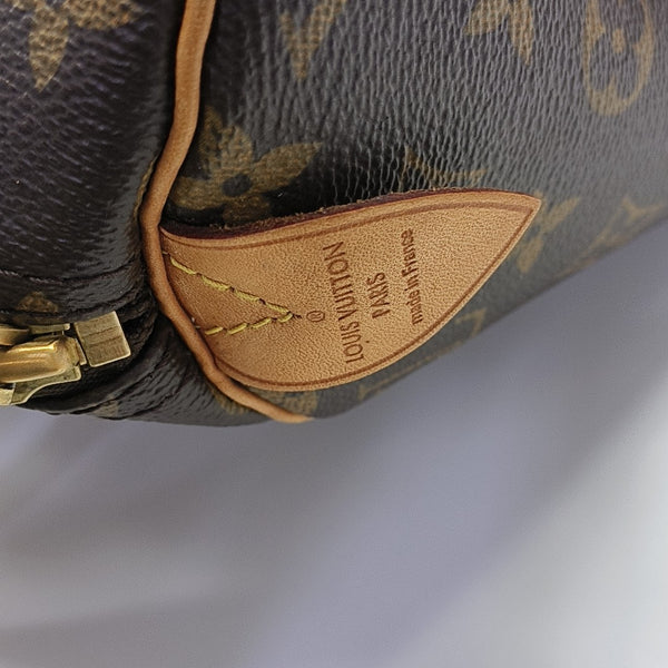 SPEEDY 30 Monogram Coated Canvas Brown